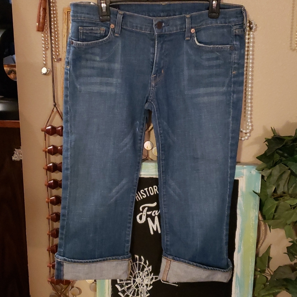 Citizens of Humanity Low Waist Cropped Size 32